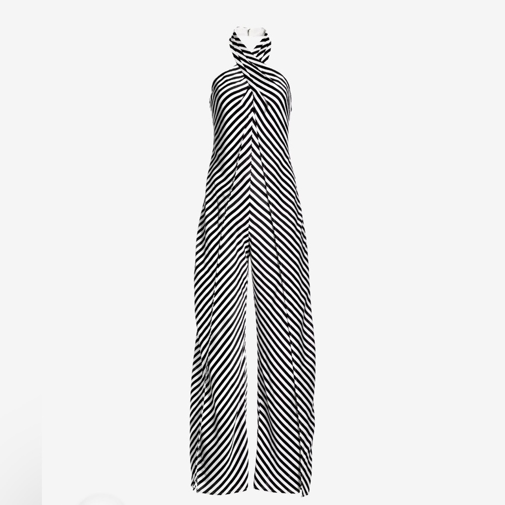 Boston Proper Jumpsuit Nautical Stripe Small